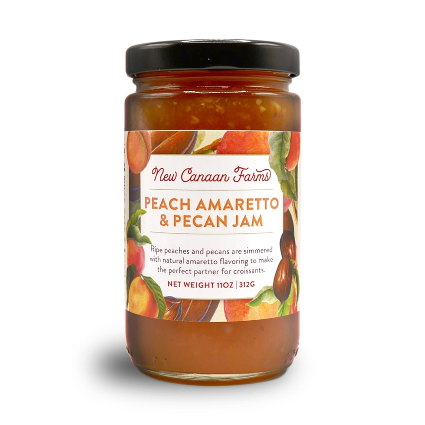 Peach Amaretto & Pecan Jam