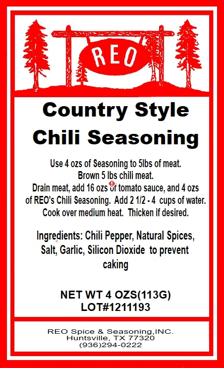 Country Style Chili Seasoning