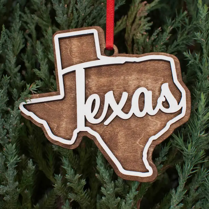 Texas Christmas Ornament